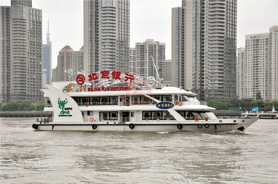上海黄浦江游船服务 游船出租 浦江5号 300人游览6号游轮出租(图3)